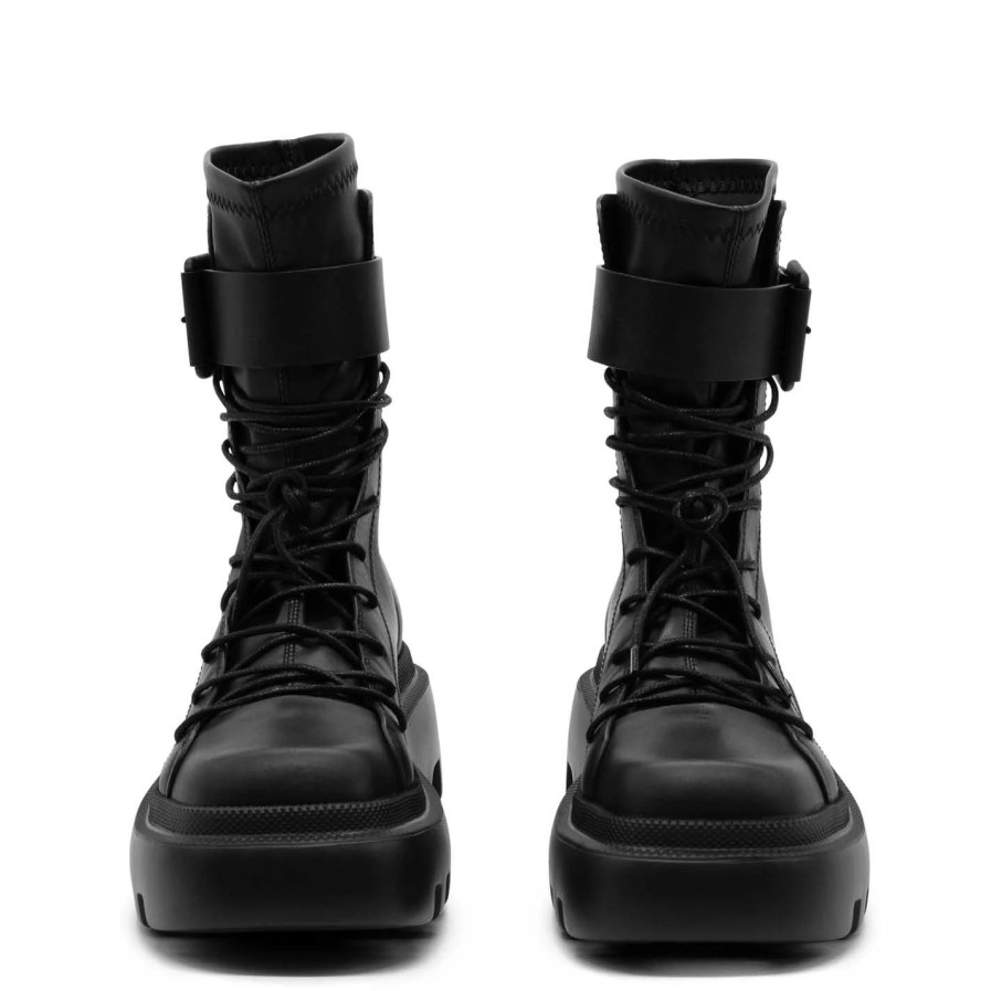 Women VIC MATIE | Gear Black Combat Boots