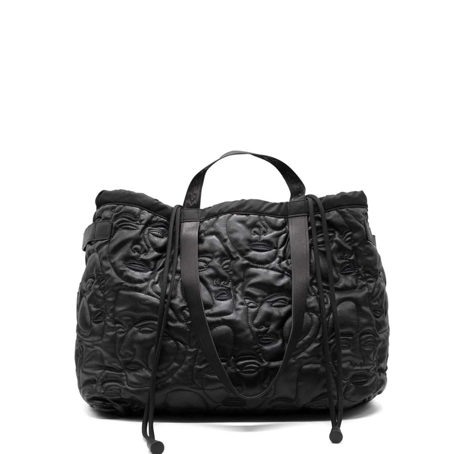 Women VIC MATIE | Mafalda Faceoversized Black Shopper Bag