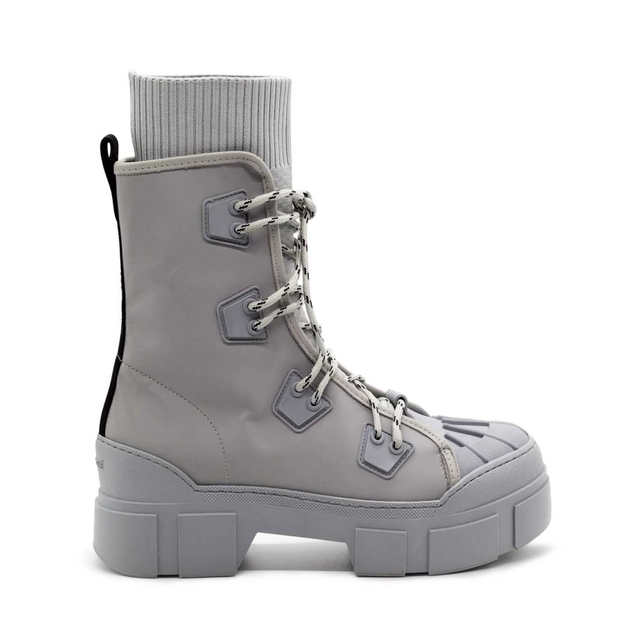 Women VIC MATIE | Roccia Ice-White Trekking Combat Boots