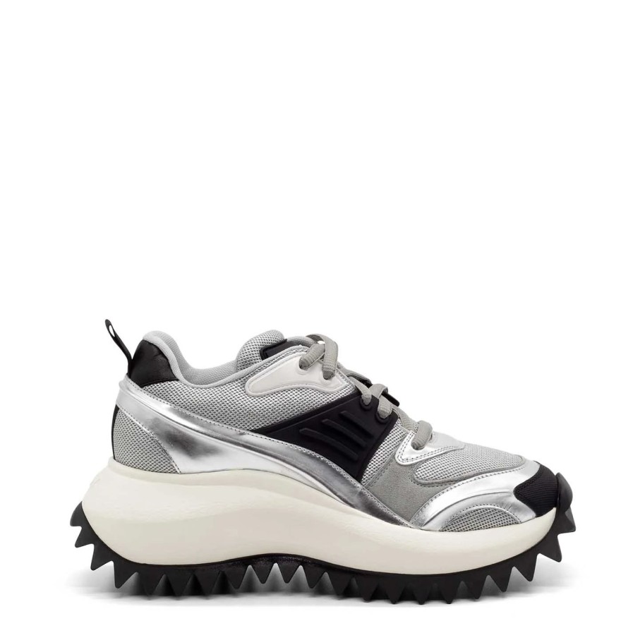 Women VIC MATIE | Black/Silver Running Shoes