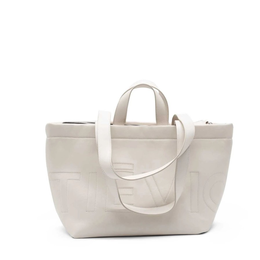 Women VIC MATIE | Genalarge Ivory Shopper Bag