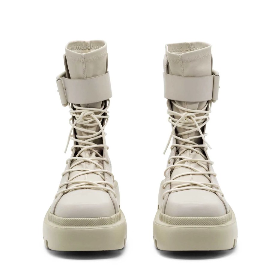 Women VIC MATIE | Gear Ivory Combat Boots