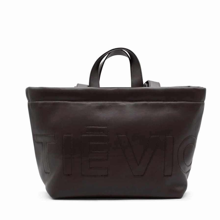 Women VIC MATIE | Genalarge Dark Brown Shopper Bag