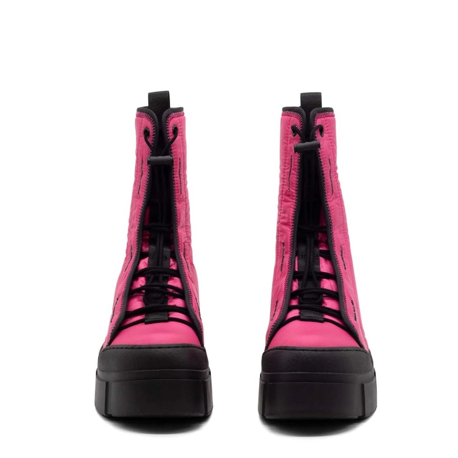 Women VIC MATIE | Roccia Fuchsia/Black Combat Boots