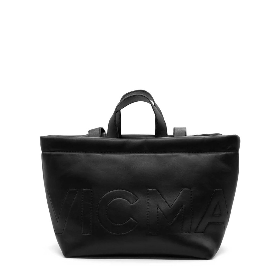 Women VIC MATIE | Genalarge Black Shopper Bag