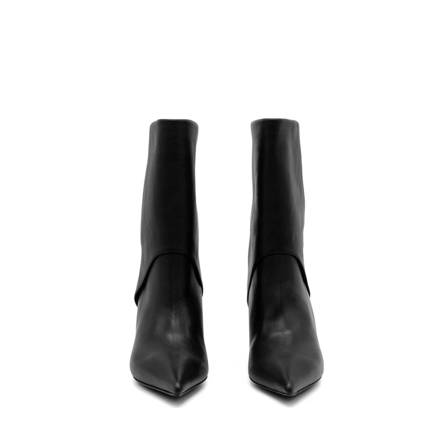 Women VIC MATIE | Swan Black Tube Ankle Boots