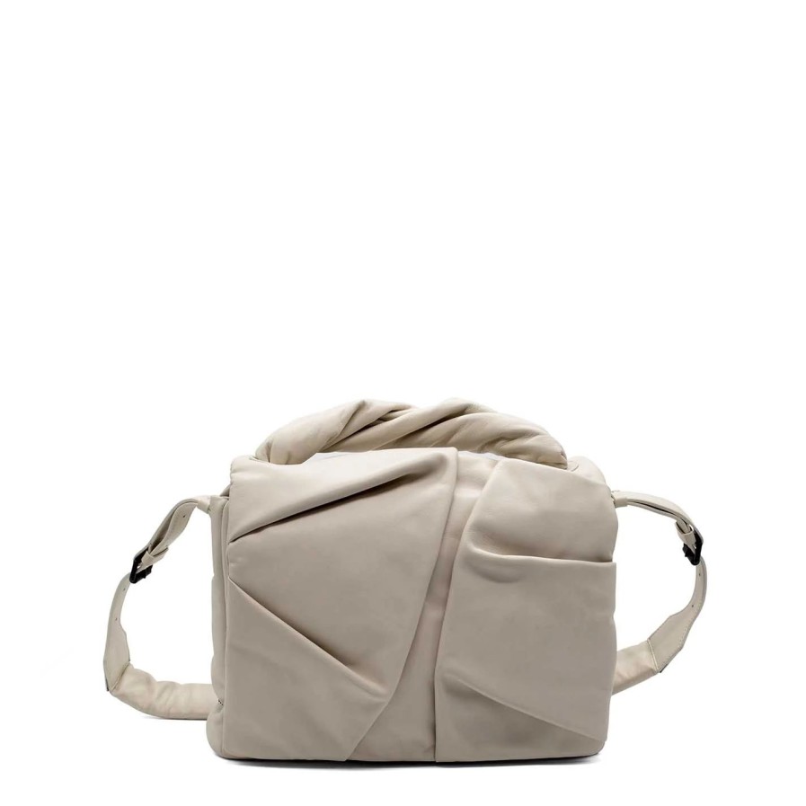 Women VIC MATIE | Jacquelineivory Pleated Bag