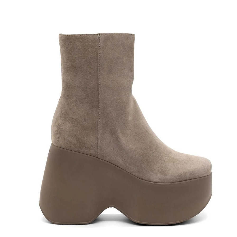 Women VIC MATIE | Yoko Minimalist Powder-Pink Ankle Boots