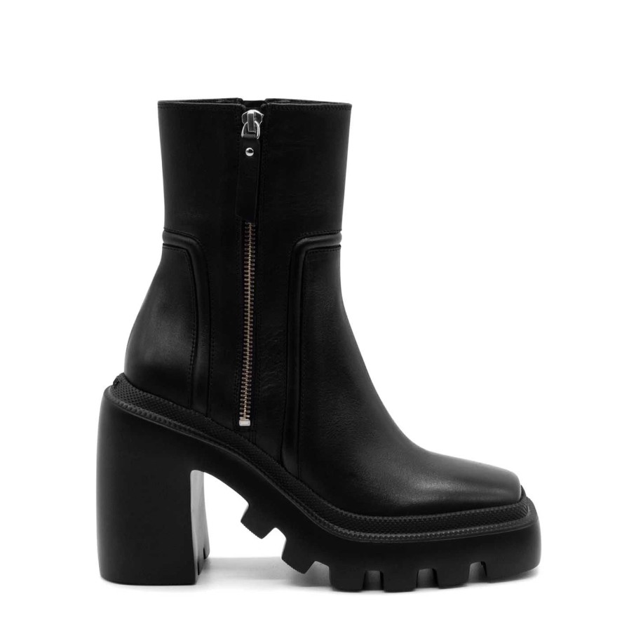 Women VIC MATIE | Gear Heel Black Ankle Boots