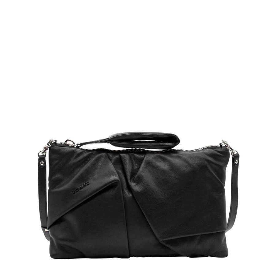 Women VIC MATIE | Masonblack Pleated Clutch Bag