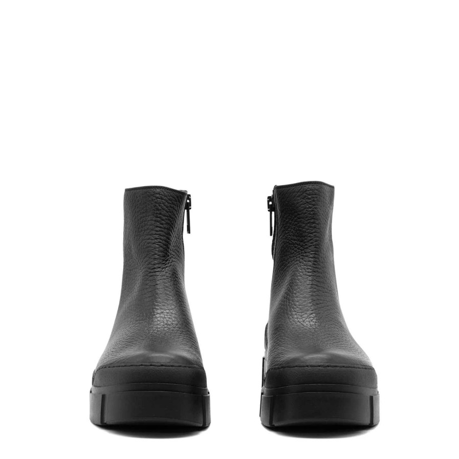 Men VIC MATIE | Men'S Roccia Black Leather Ankle Boots