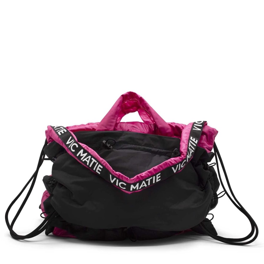 Women VIC MATIE | Pennyblack/Fuchsia Shopper Bag With Drawstring