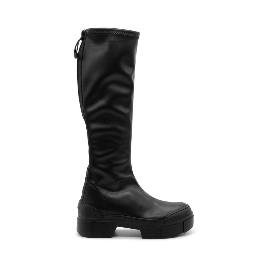 Women VIC MATIE | Roccia Black Faux Leather Boots