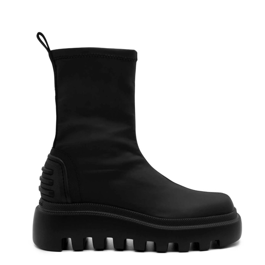 Women VIC MATIE | Gear Black Stretchy Ankle Boots