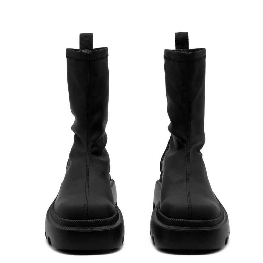 Women VIC MATIE | Gear Black Stretchy Ankle Boots