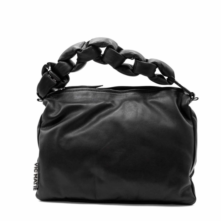 Women VIC MATIE | Vittoriagusseted Black Bag