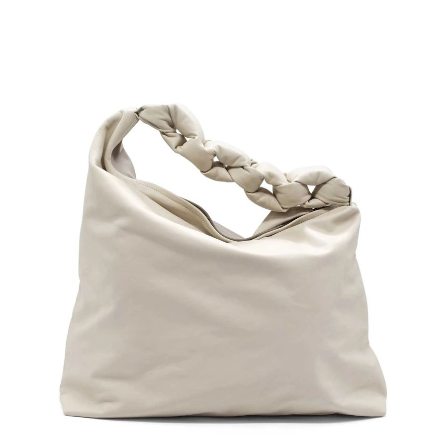 Women VIC MATIE | Margarethasymmetric Ivory/Clay-Grey Bag