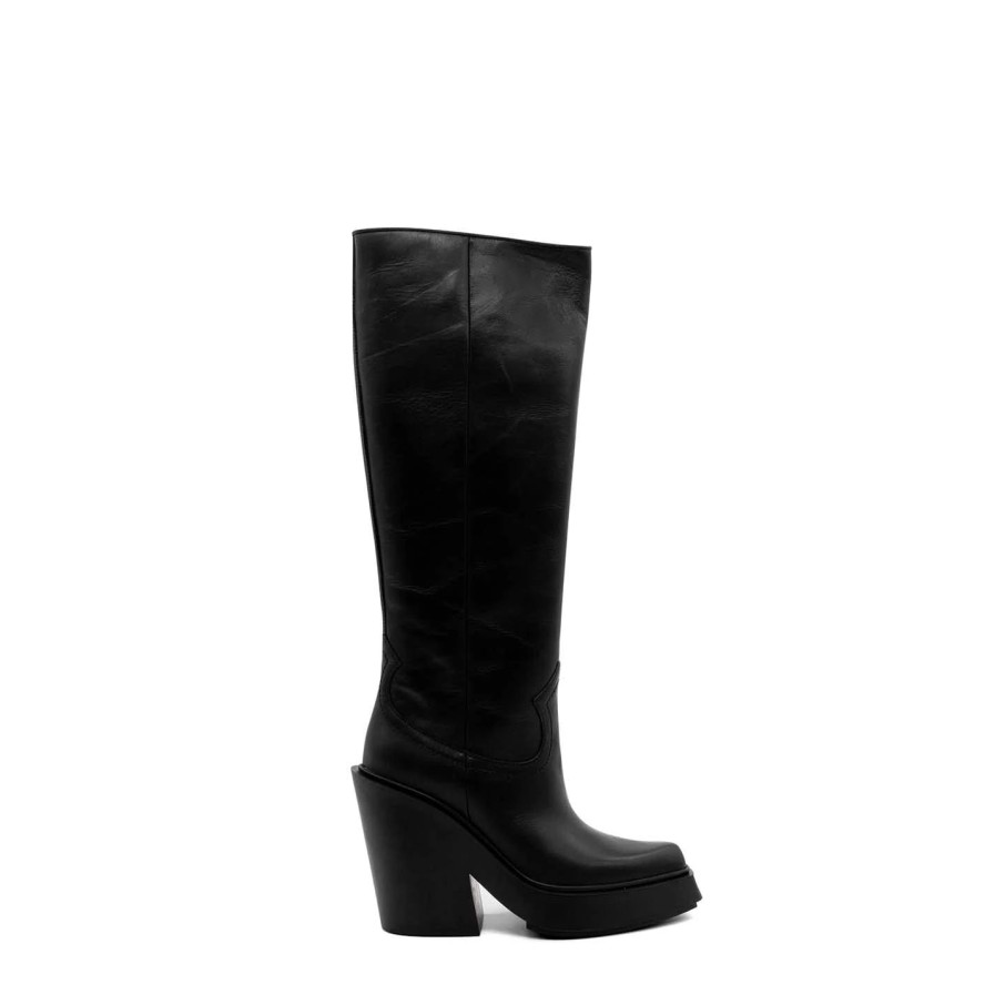 Women VIC MATIE | Tetrix Black Tube Boots