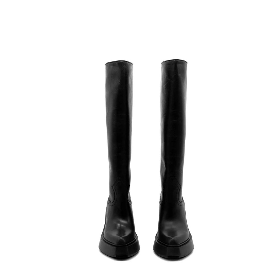 Women VIC MATIE | Tetrix Black Tube Boots