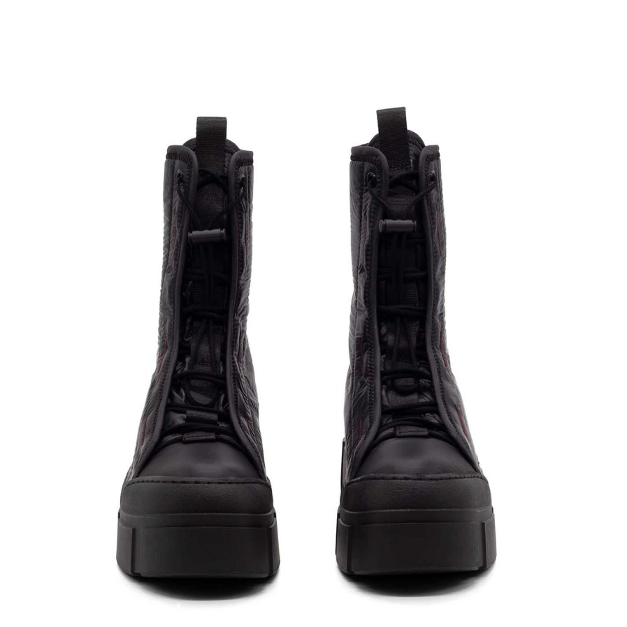 Women VIC MATIE | Roccia Black/Purple Combat Boots