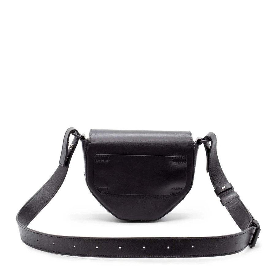 Women VIC MATIE | Emmahexagonal Black Crossbody Bag